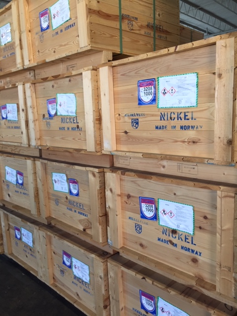Nickel Metal Crowns, 10 kg bag in 1000 kg crate - Nikkelverk
