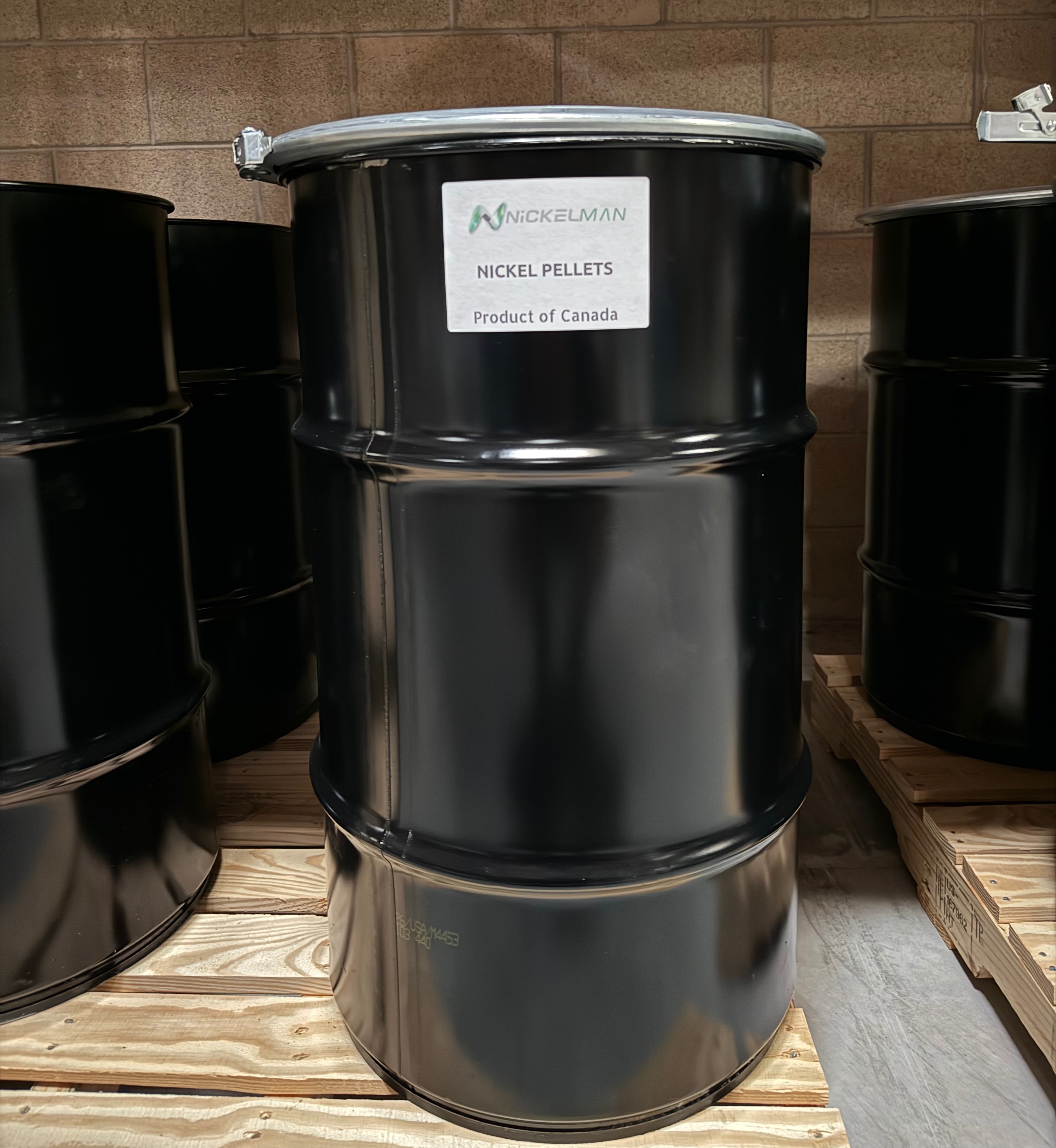 Nickel Metal Pellets, 250 kg drums - Nickelman